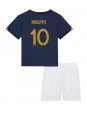Frankrike Kylian Mbappe #10 Replika Hemmakläder Barn VM 2022 Kortärmad (+ byxor)